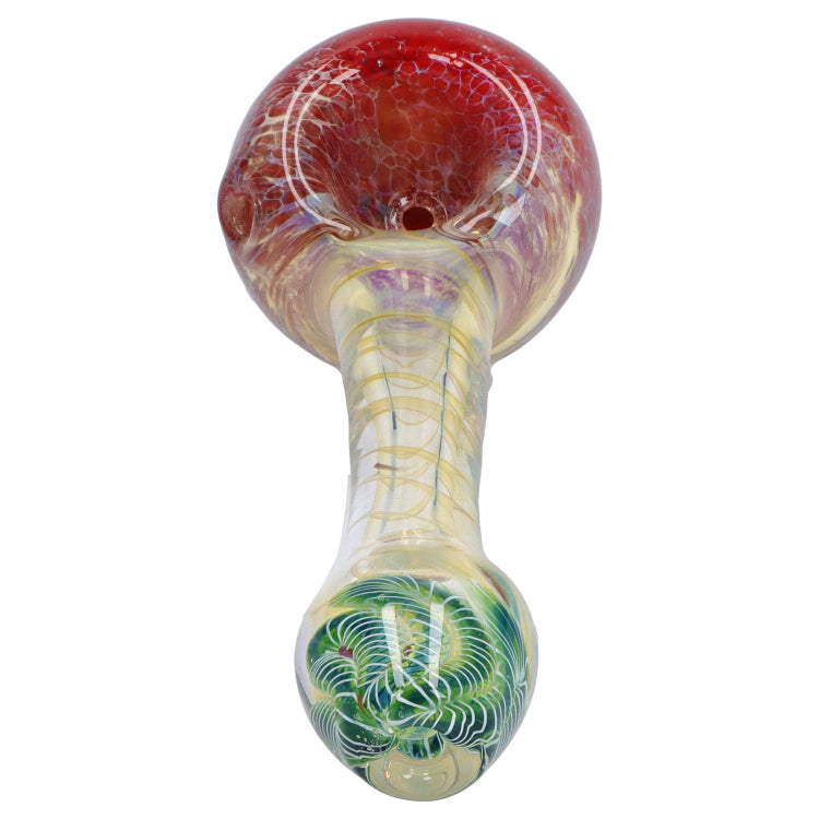 GC Twisting Frit Spoon Pipe - 3 in.