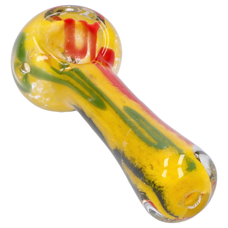 Grasscity Color Frit Spoon Pipe - 3 in.