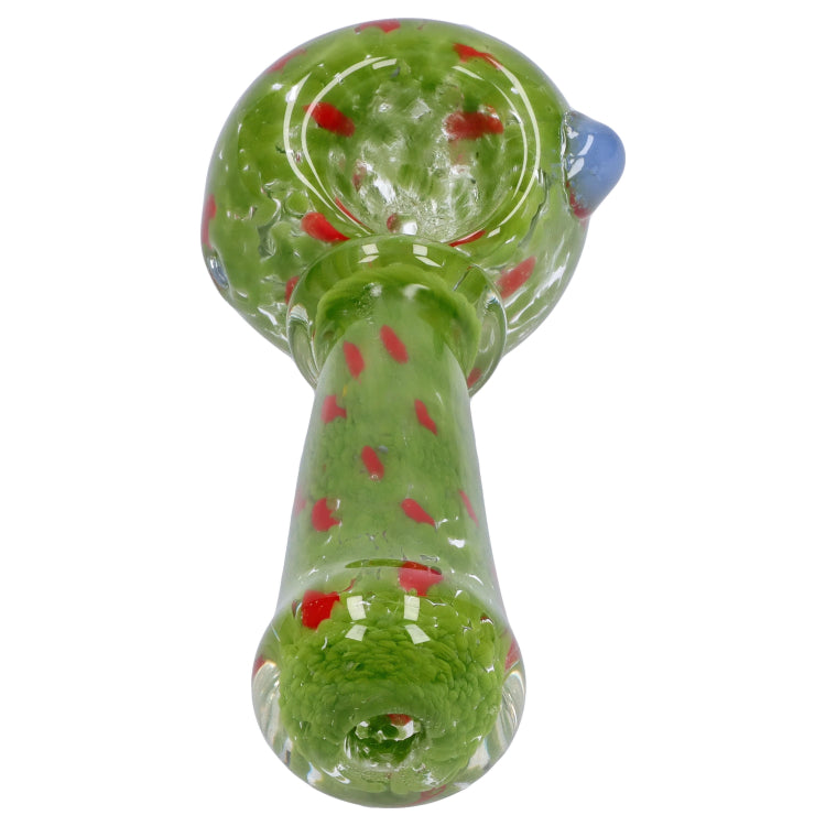 GC Frit with Twisted Mouthpiece Spoon Pipe - 4 in.