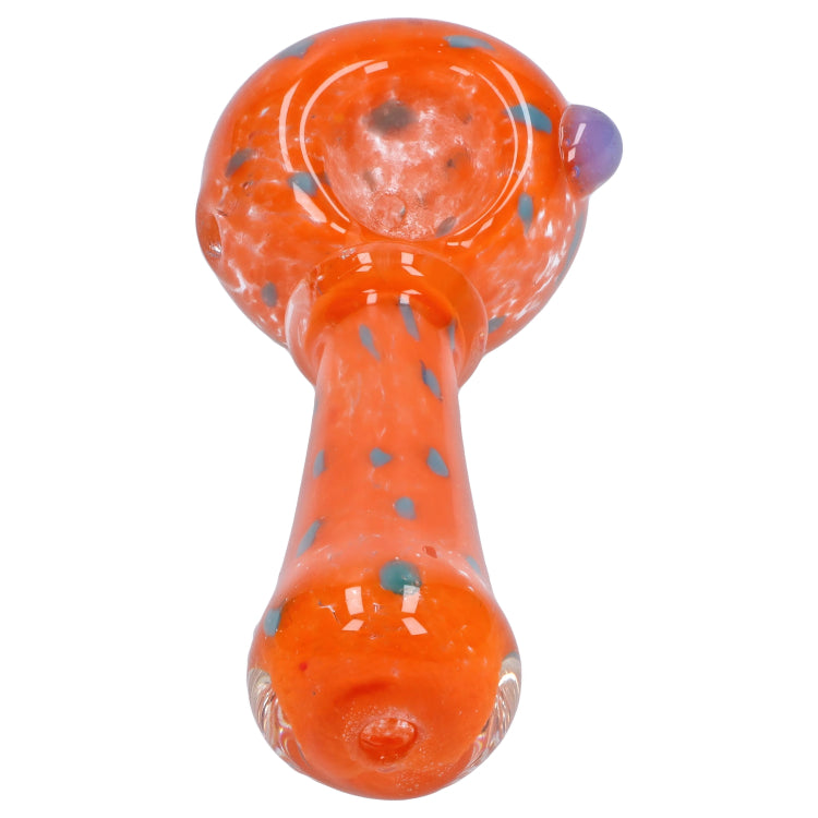 GC Frit with Twisted Mouthpiece Spoon Pipe - 4 in.