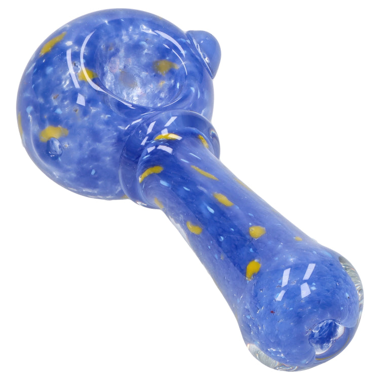 GC Frit with Twisted Mouthpiece Spoon Pipe - 4 in.