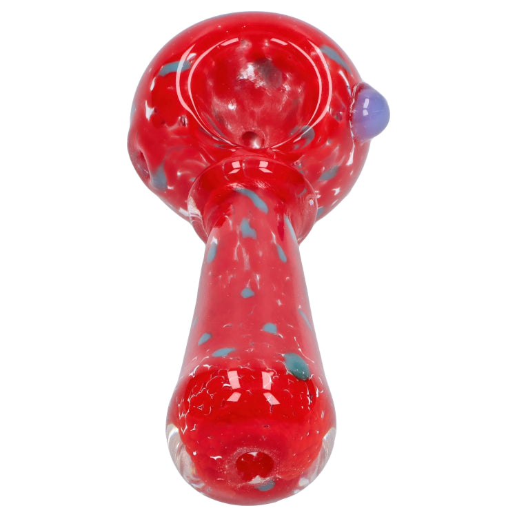 GC Frit with Twisted Mouthpiece Spoon Pipe - 4 in.
