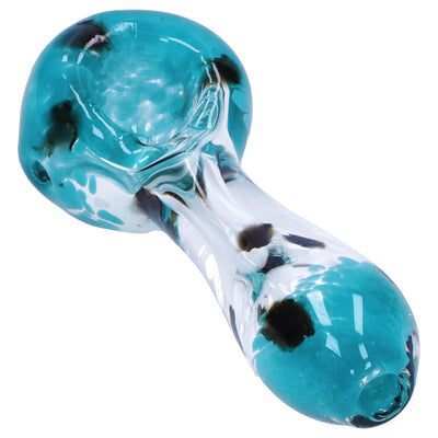 GC Color Frit with Dots Spoon Pipe - 2.5 in.