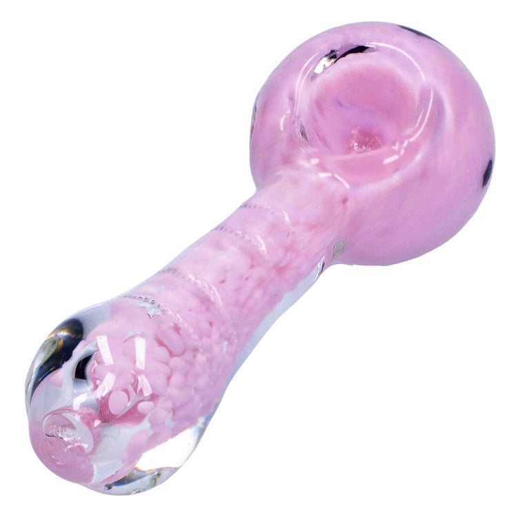 GC Frit Marble Rim Pastel Spoon Pipe - 2.5 in.