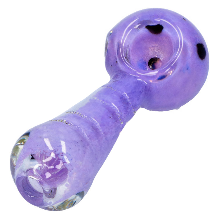 GC Frit Marble Rim Pastel Spoon Pipe - 2.5 in.