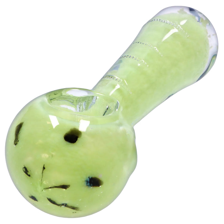 GC Frit Marble Rim Pastel Spoon Pipe - 2.5 in.