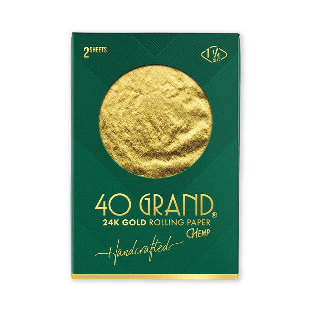 40 Grand 24 Karat Gold Rolling Papers