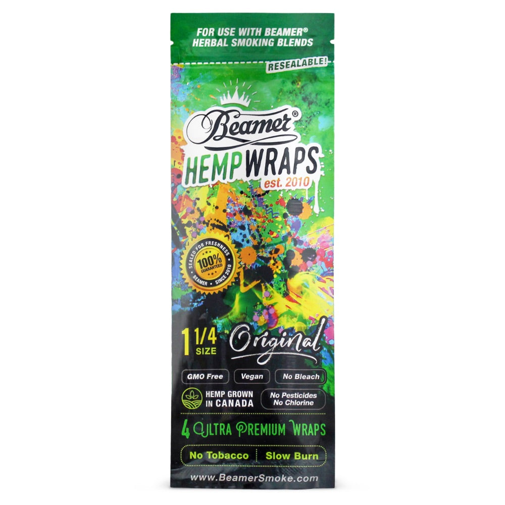 Beamer Vegan Hemp Wraps | 4 Pack