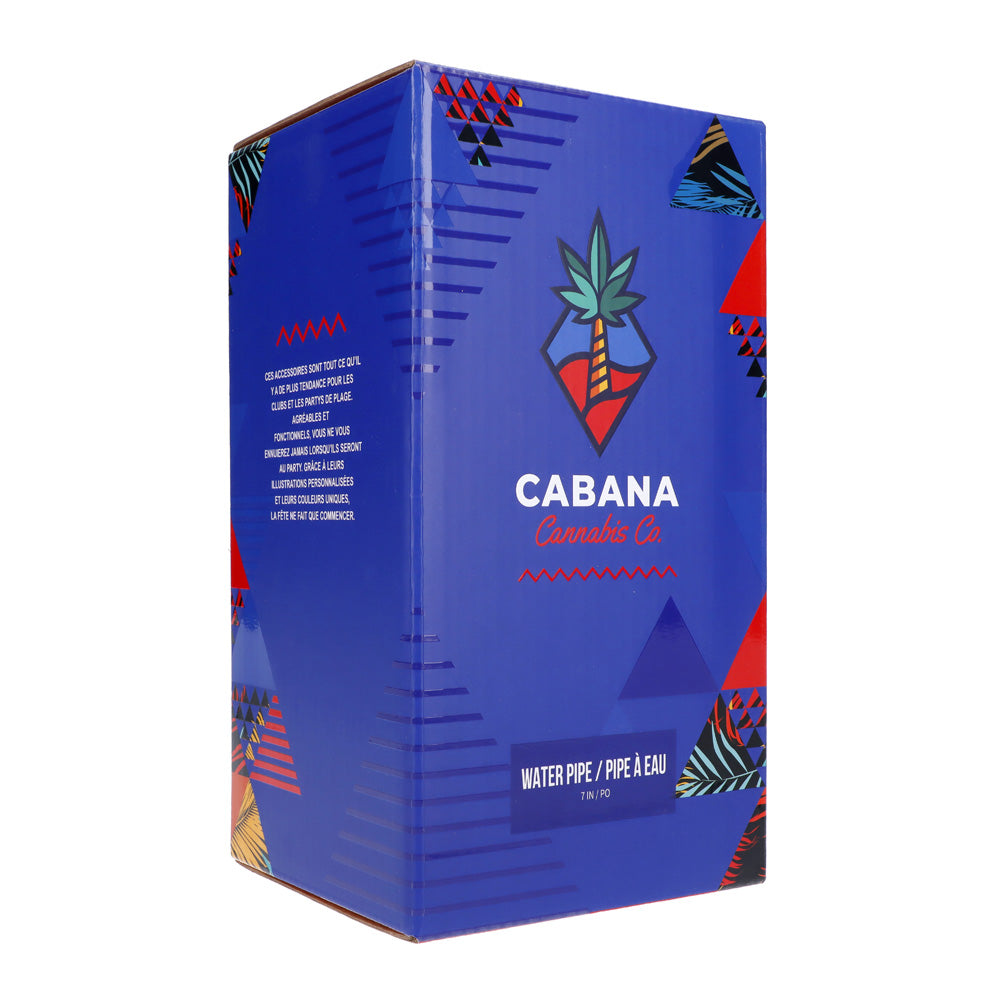 Cabana Cannabis Co. Bubble Base Bong | Box | side view
