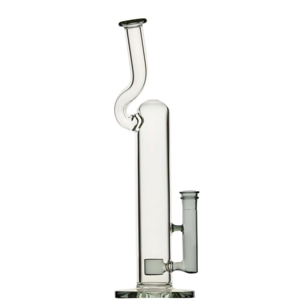 Calibear Flower of Life Natty Bong | Transparent Black | Side view 2