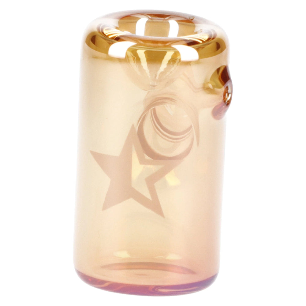 Famous X Fumed Large Sherlock Pipe | Orange | Front view 