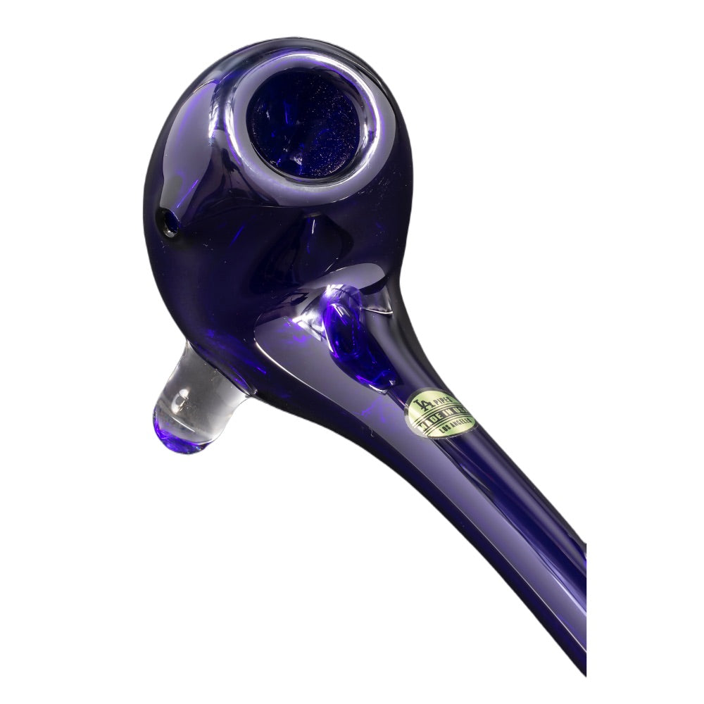 LA Pipes Gandalf Pipe with Marble Feet | Blue | bowl view