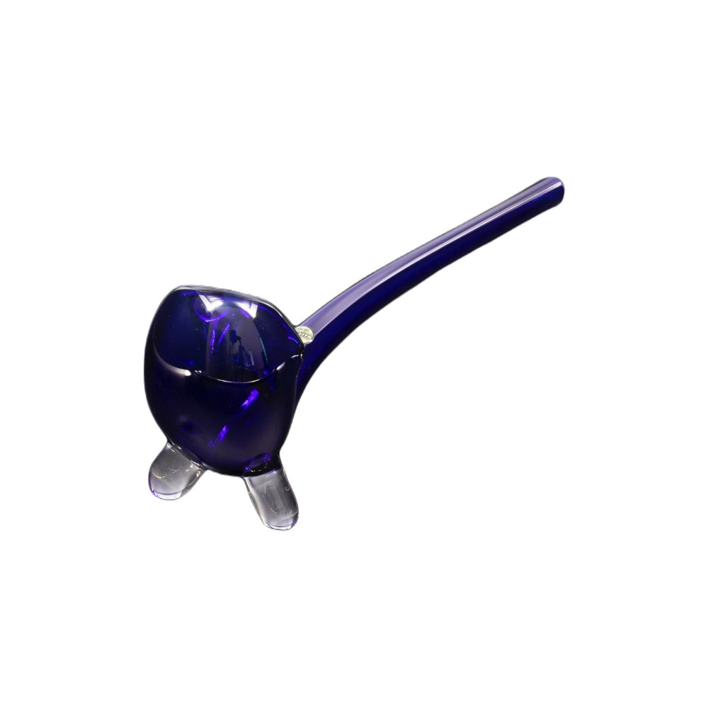 LA Pipes Gandalf Pipe with Marble Feet | Blue | side view 3