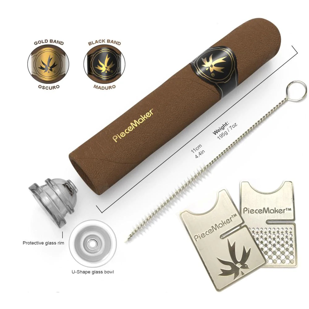 Piecemaker Kuban Silicone Pipe with Accessories | Full kit