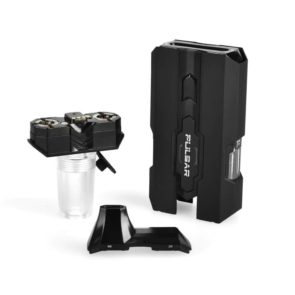 Pulsar DuploCart H2O Vaporizer with Water Pipe Adapter | Black | Separated parts