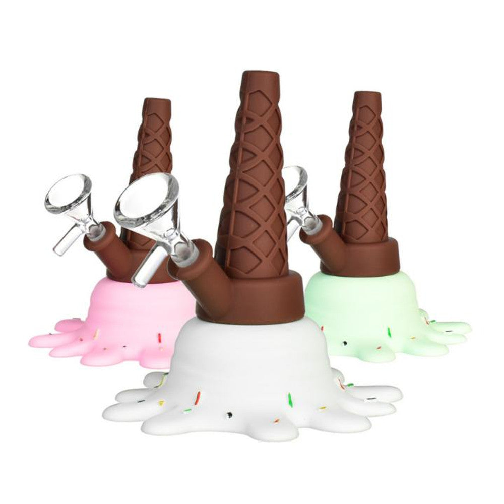 Splat Ice Cream Silicone Bong | Random colors 2
