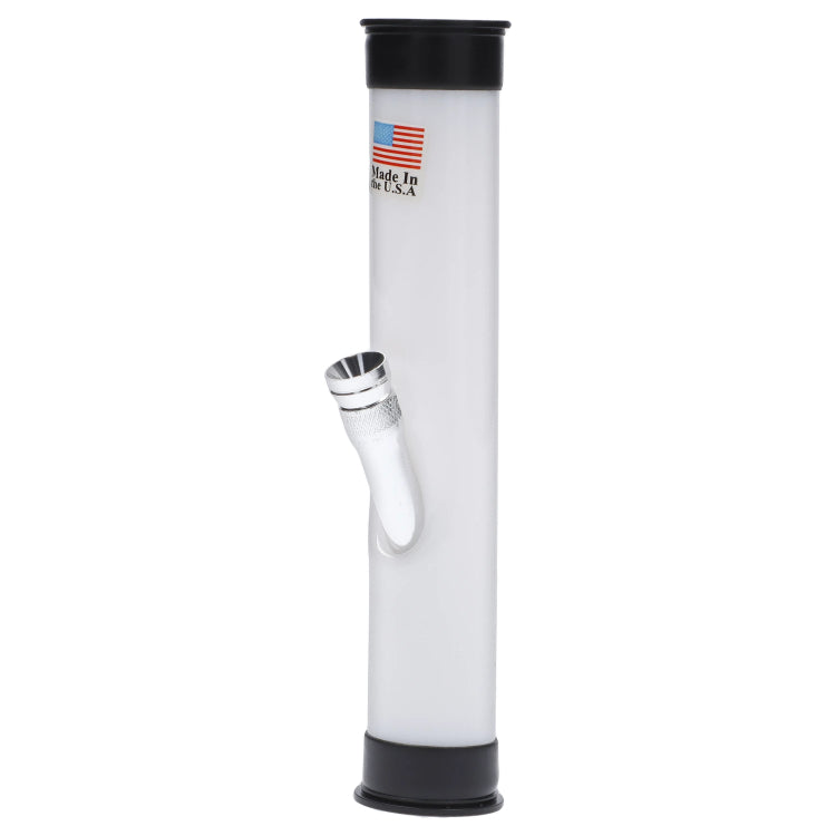 JM Plastics Straight Tube with Carb Hole Acrylic Bong