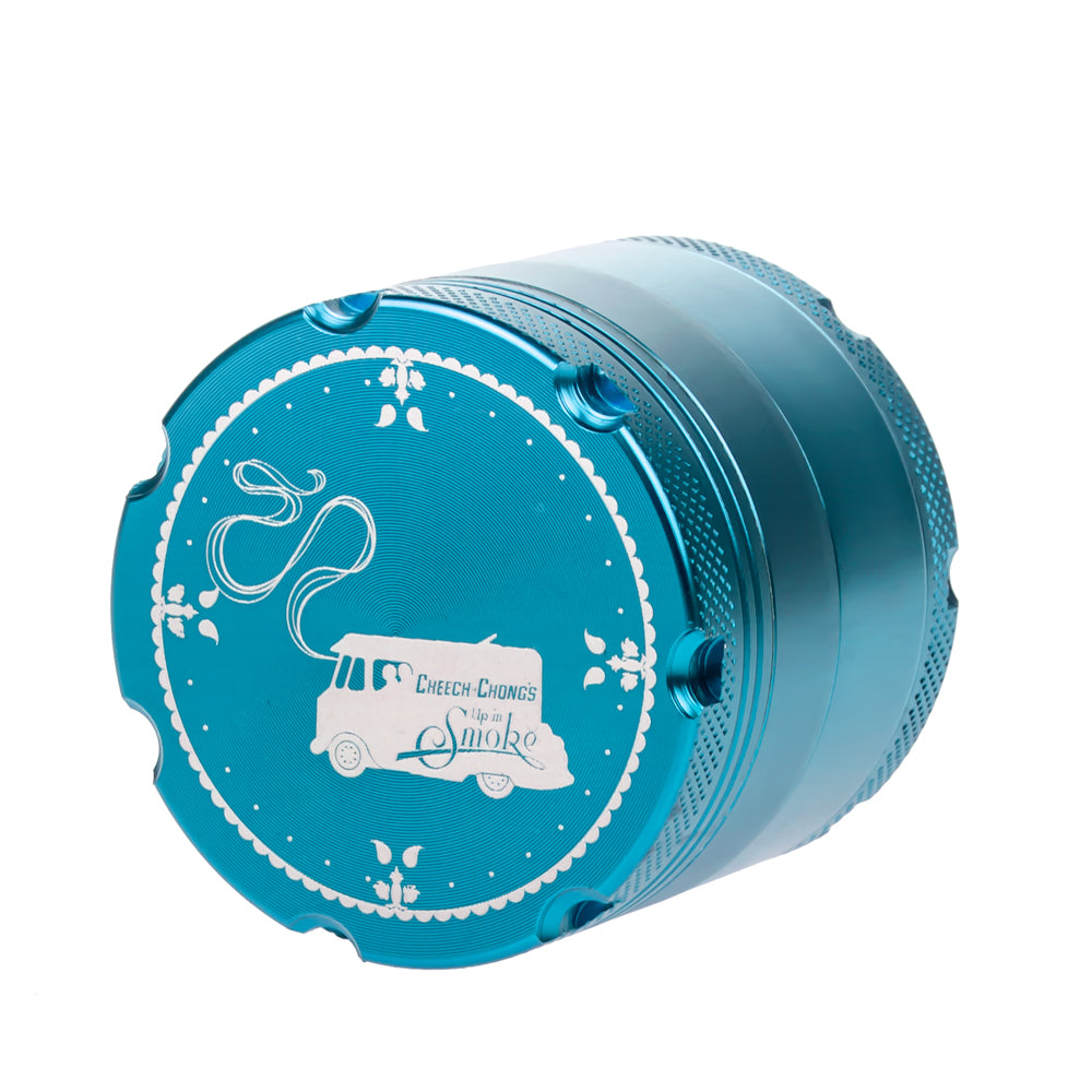 Cheech & Chong’s Up In Smoke Grinder | Aqua - Top View 