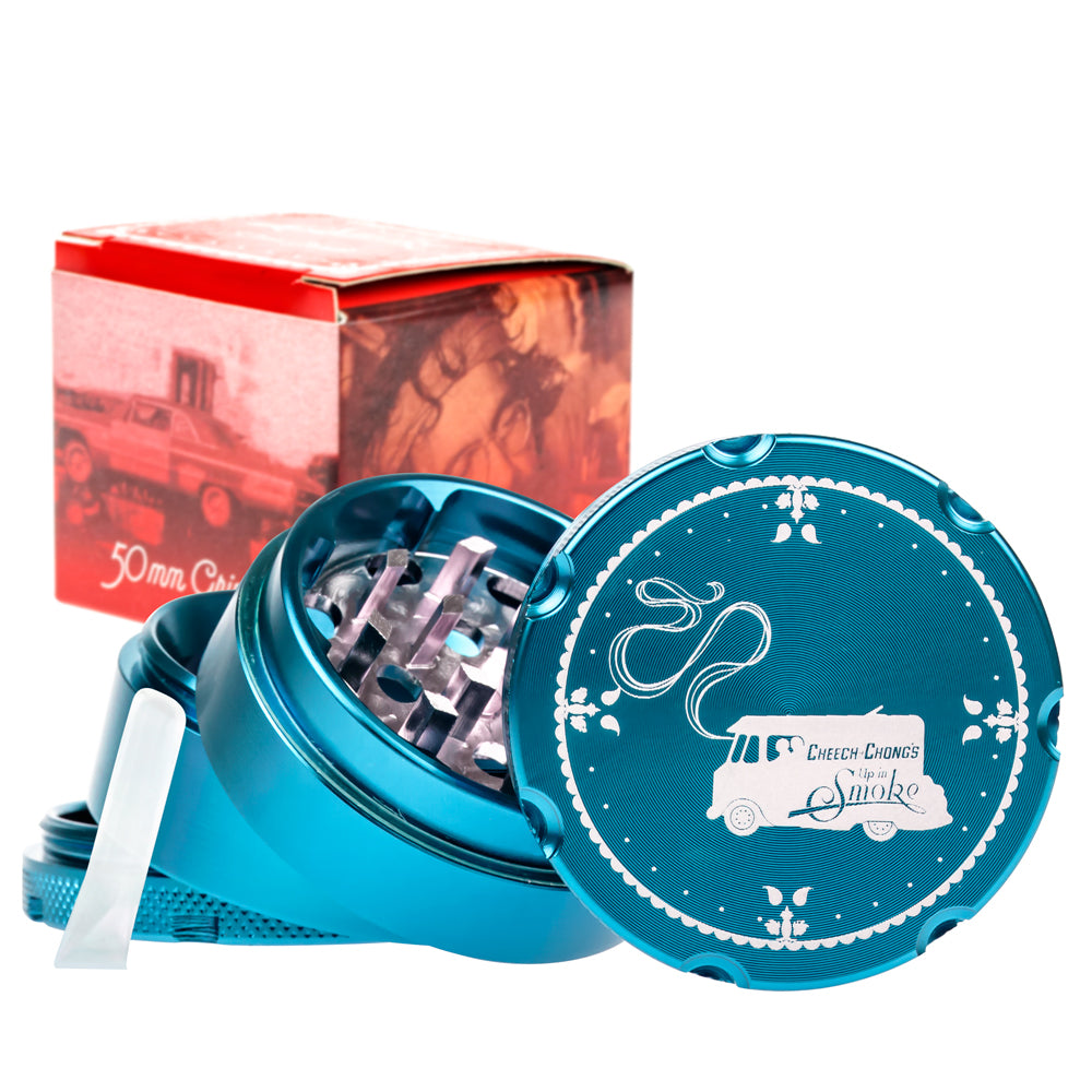 Cheech & Chong 4-Part Metal Up In Smoke Grinder | Grasscity