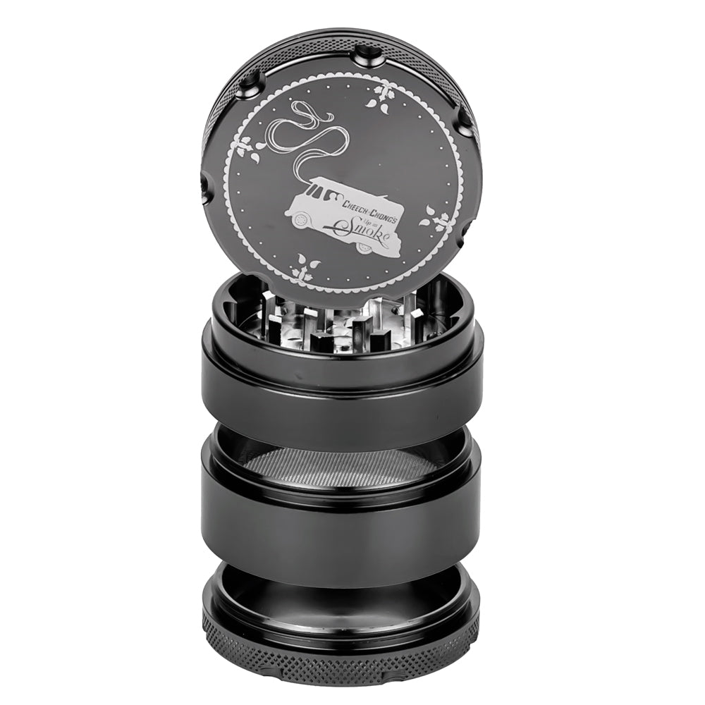 Cheech & Chong’s Up In Smoke Grinder | Black - Disassembled 