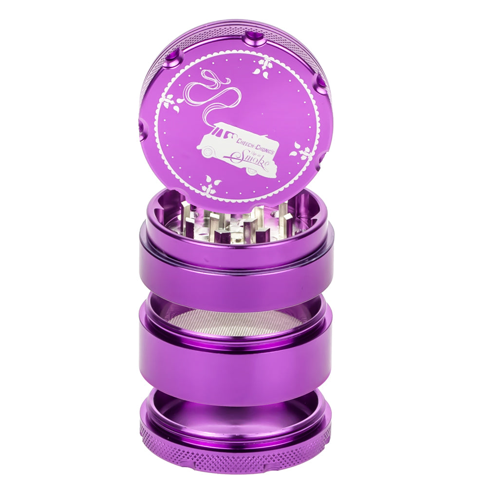 Cheech & Chong’s Up In Smoke Grinder | Purple - Disassembled 