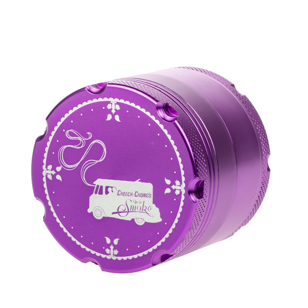 Cheech & Chong’s Up In Smoke Grinder | Purple - Top View 