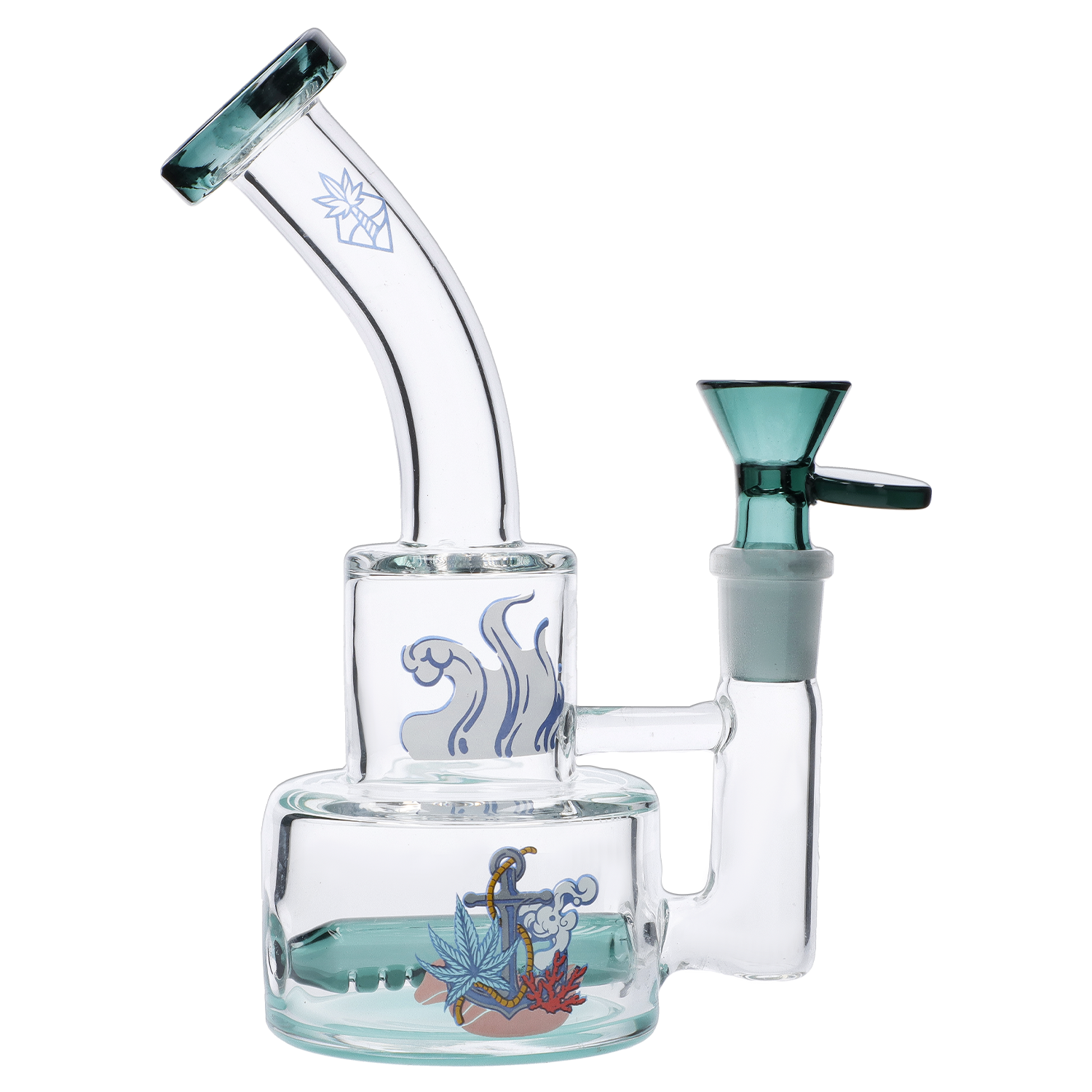 Cabana Cannabis Co. Parasol Dab Rig | Teal