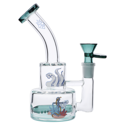 Cabana Cannabis Co. Ahoy Dab Rig | Teal 6 in.