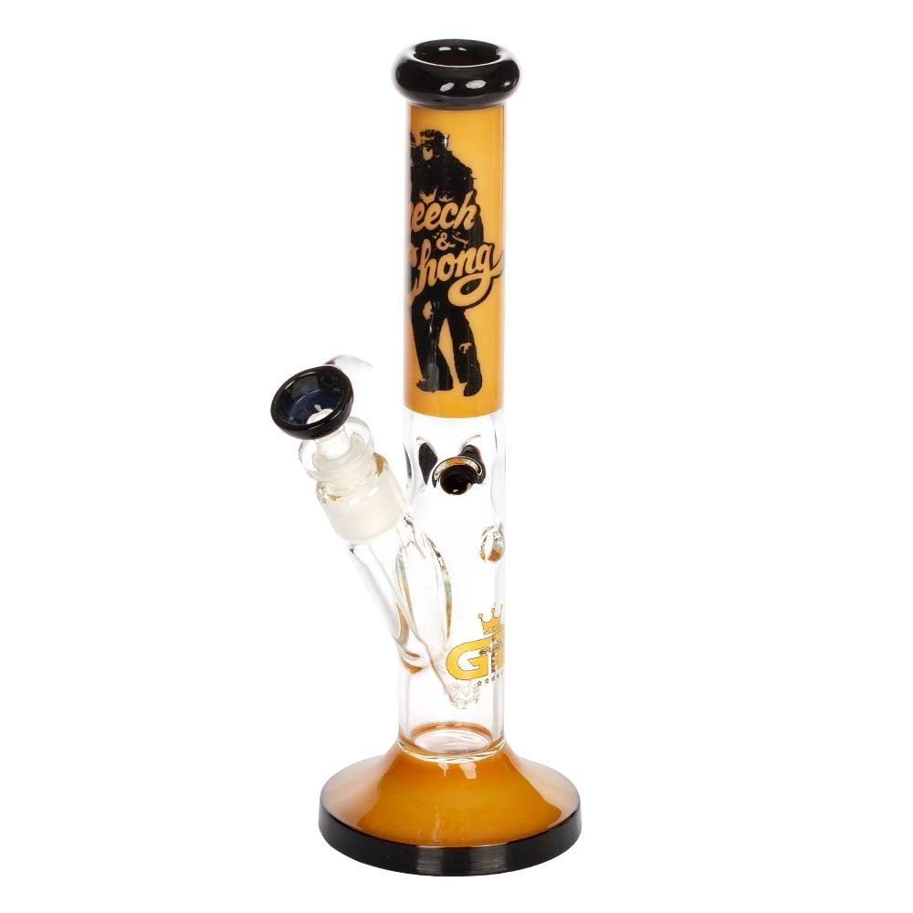 Grace Glass Cheech & Chong Peace Straight Tube Bong