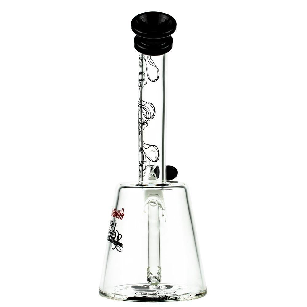 Cheech & Chong’s The Cheech Beaker Base Bong | 12 Inch | Black - Back View 