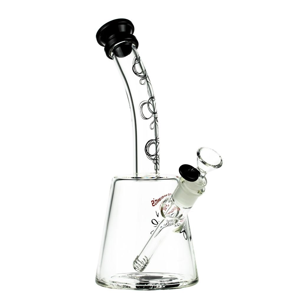 Cheech & Chong’s The Cheech Beaker Base Bong | 12 Inch | Black - Side View 3