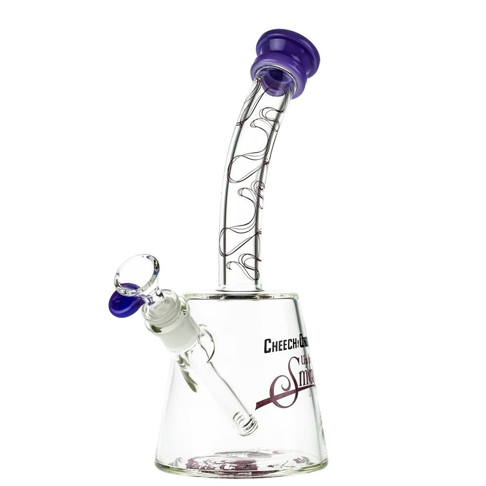 Cheech & Chong’s The Cheech Beaker Base Bong | 12 Inch | Purple - Side View 4