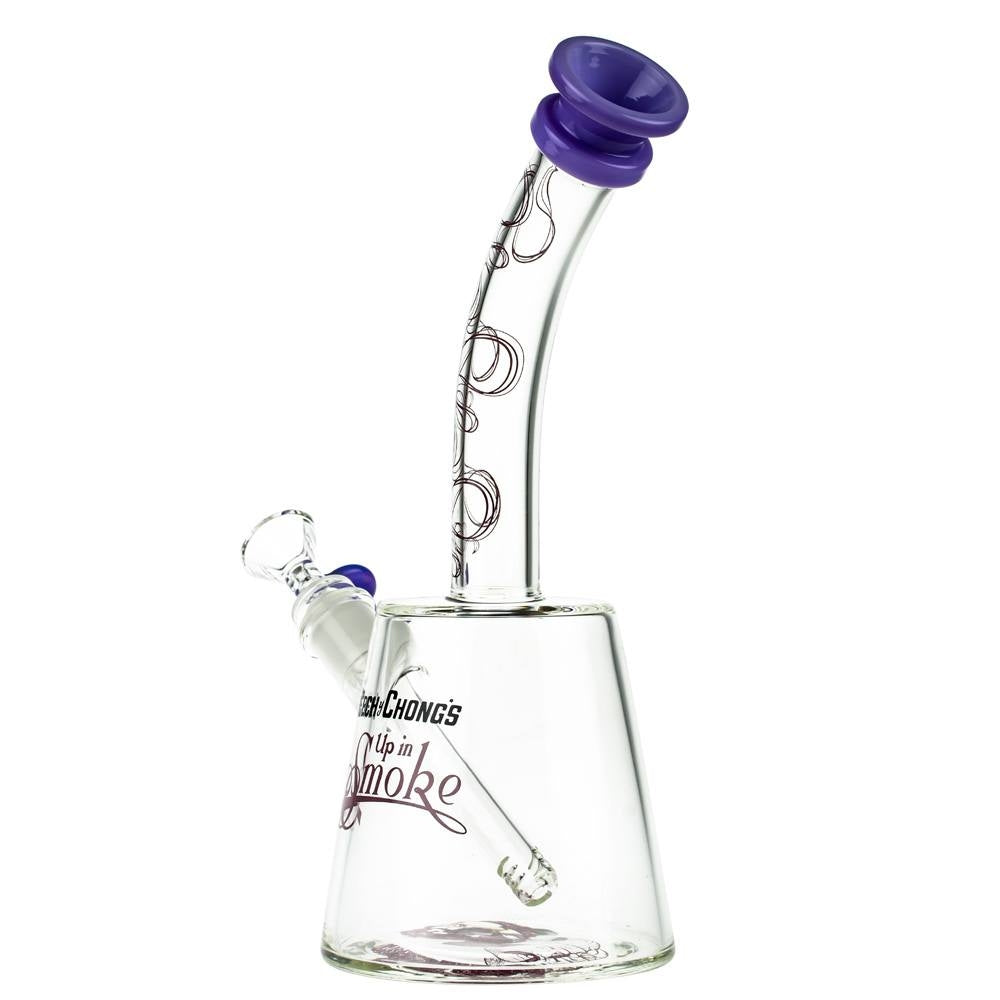 Cheech & Chong’s The Cheech Beaker Base Bong | 12 Inch | Purple - Side View 2