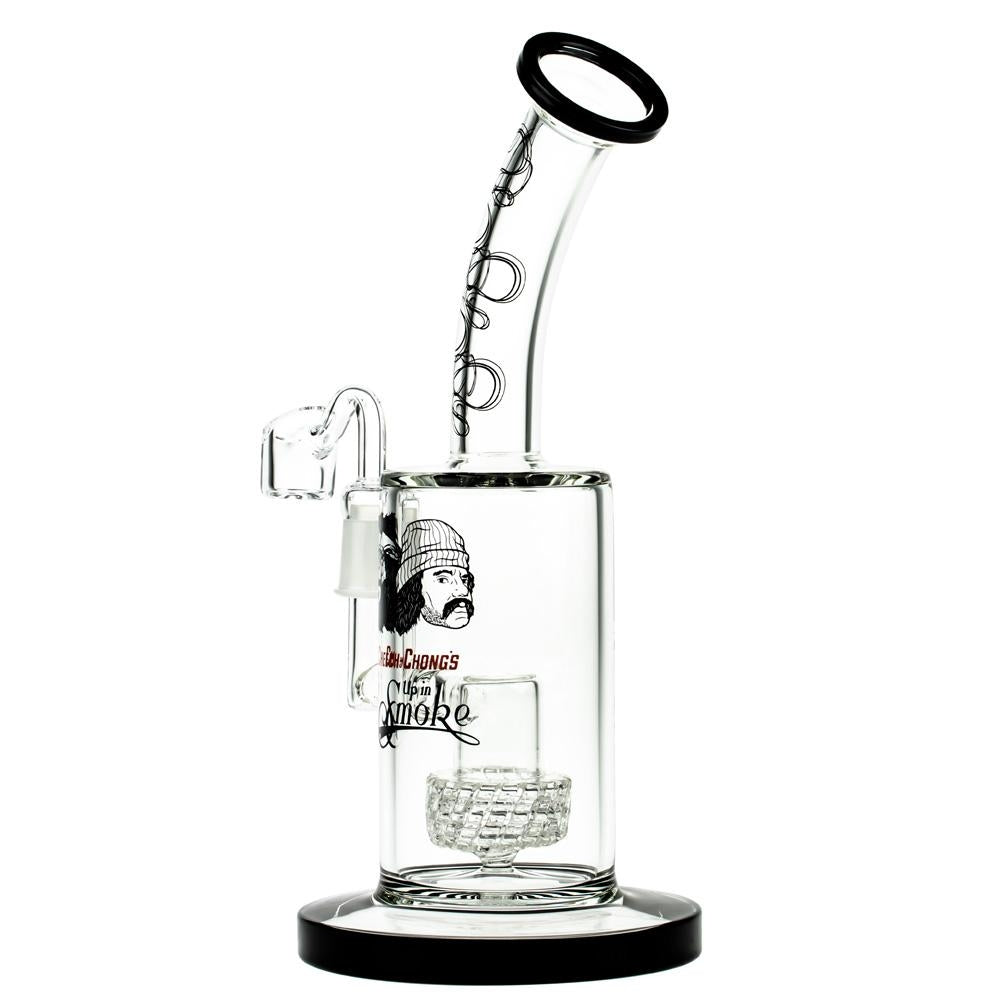 Cheech & Chong’s Big Green Van Glass Dab Rig | 10 Inch | Black - Side View 2