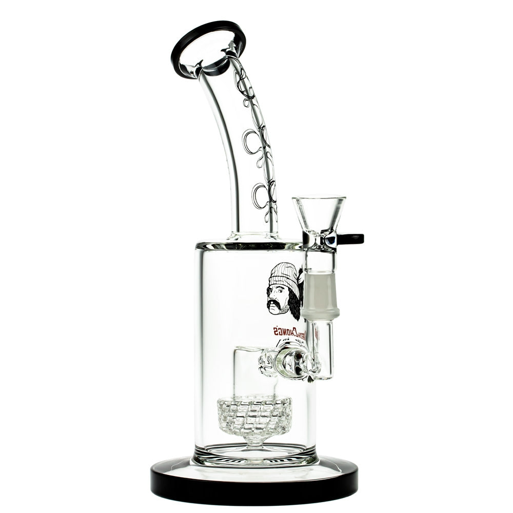 Cheech & Chong’s Big Green Van Glass Dab Rig | 10 Inch | Black - With Herb Bowl 