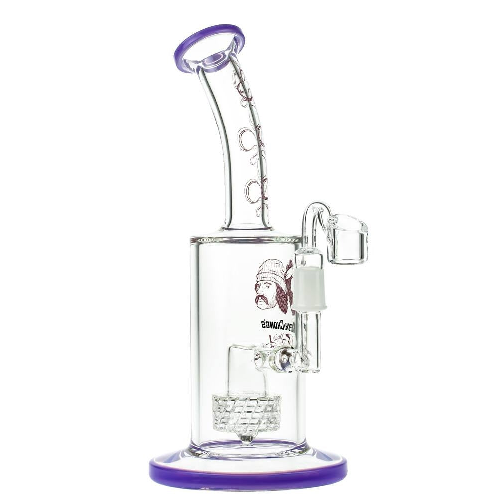 Cheech & Chong’s Big Green Van Glass Dab Rig | 10 Inch | Purple - With Banger 