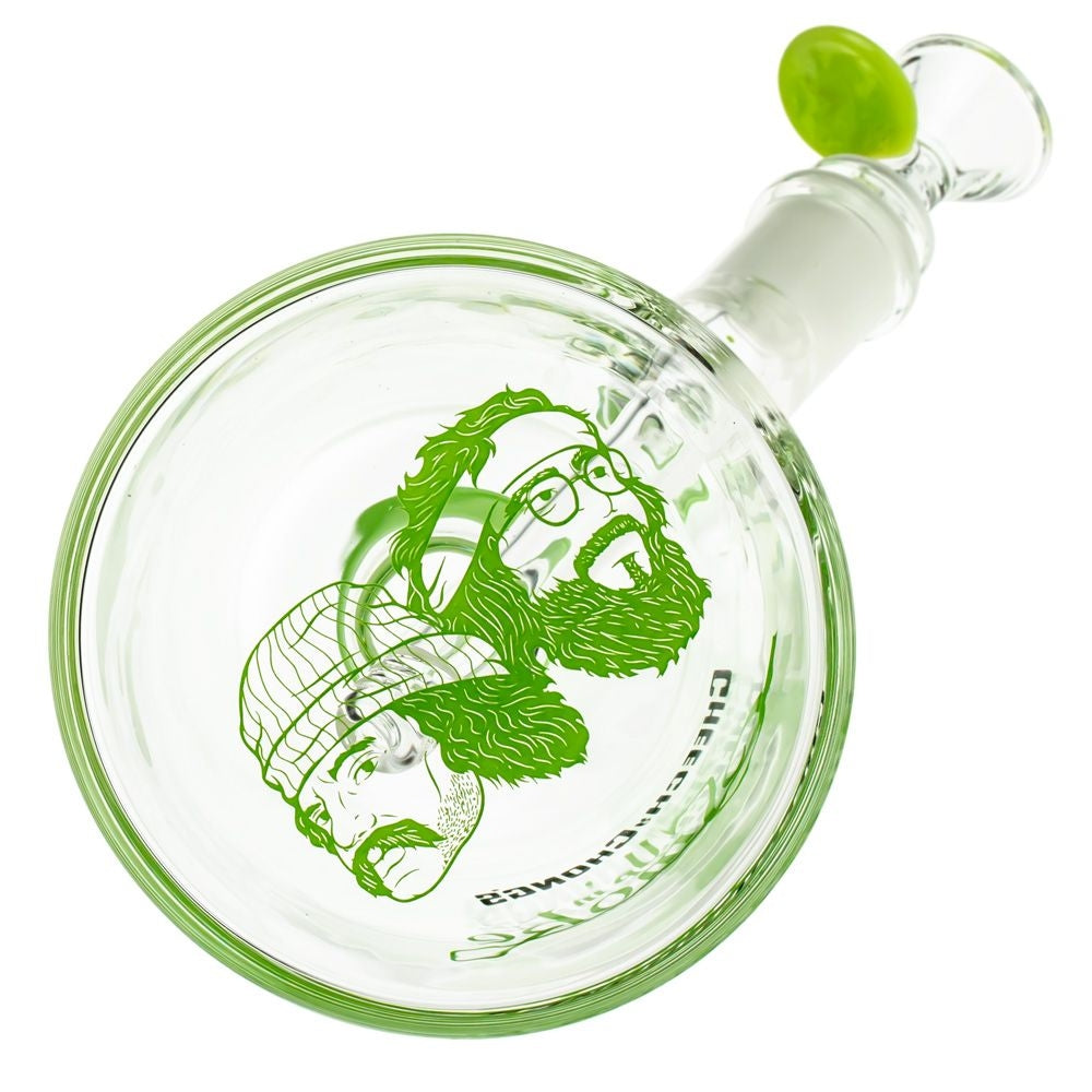 Cheech & Chong "The Chong" Bong | Green | bottom view
