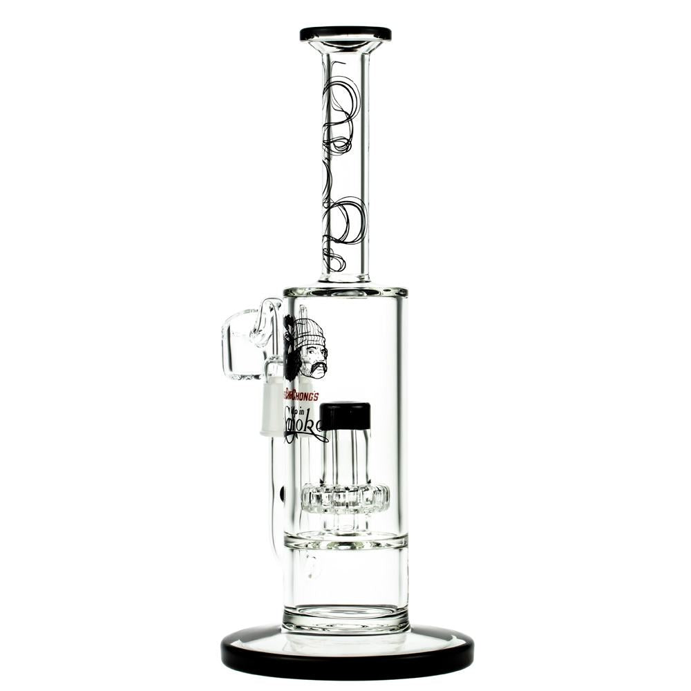 Cheech & Chong’s Great Dane Glass Dab Rig | 10 Inch | Black - Side View 2