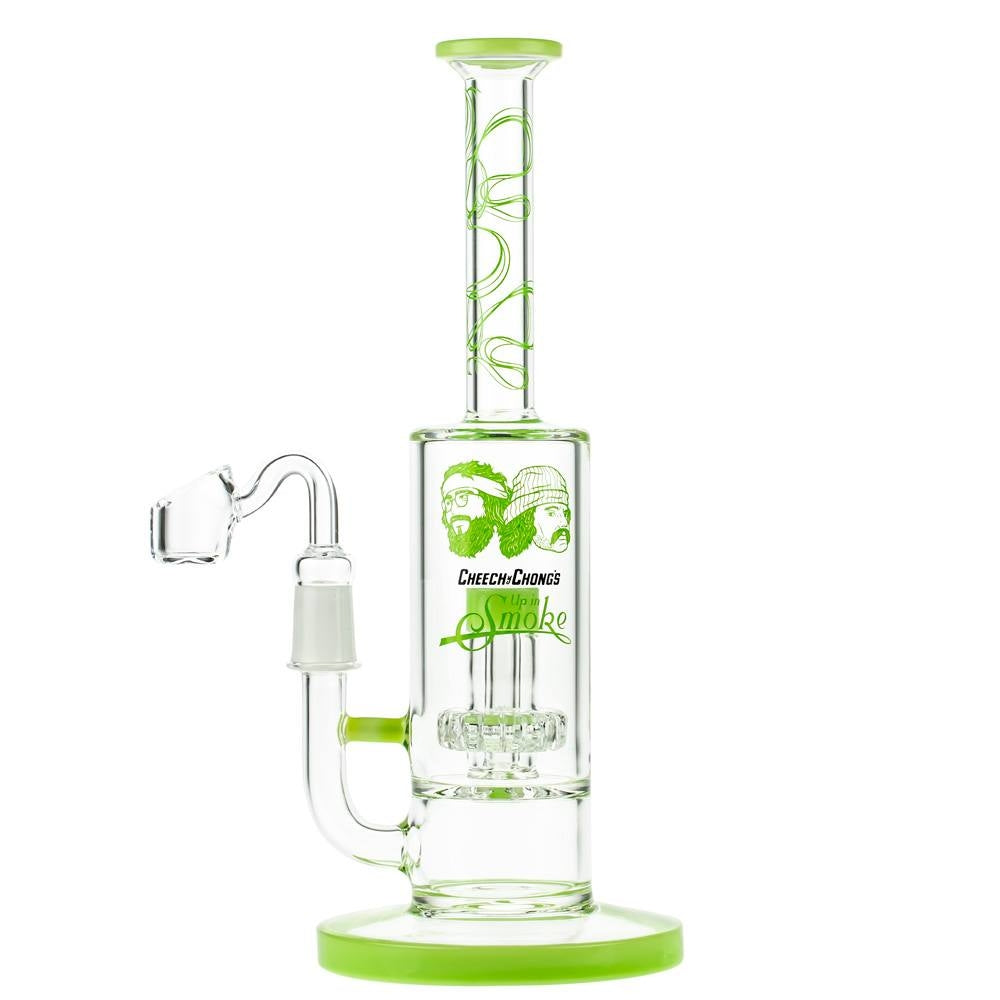 Cheech & Chong’s Great Dane Glass Dab Rig | 10 Inch | Green - Side View 1
