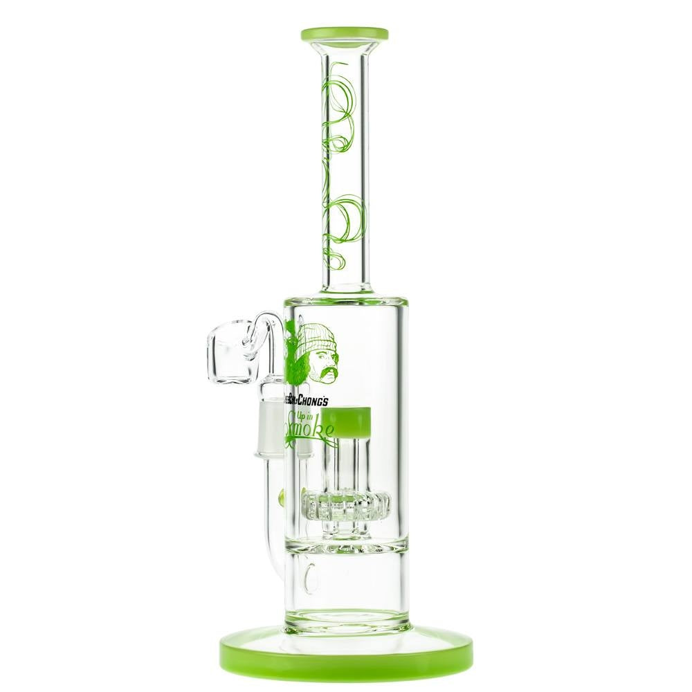 Cheech & Chong’s Great Dane Glass Dab Rig | 10 Inch | Green - Side View 2