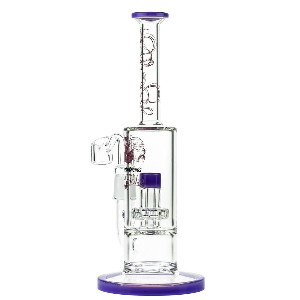 Cheech & Chong’s Great Dane Glass Dab Rig | 10 Inch | Purple - Side View 2