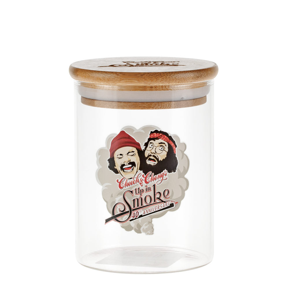 Cheech and Chong Glass Stash Jar | 40th Anniversary