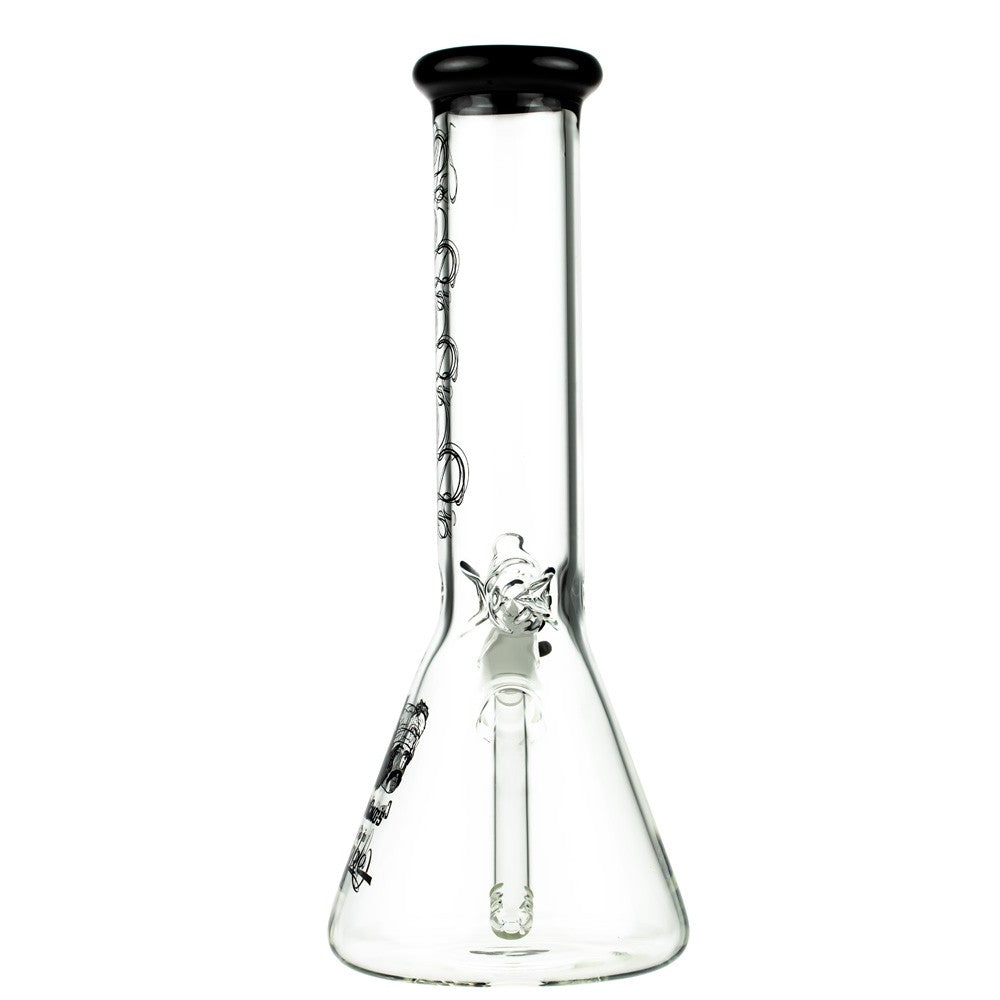 Cheech & Chong’s Up in Smoke Beaker Ice Bong | 12 inch - Back View 