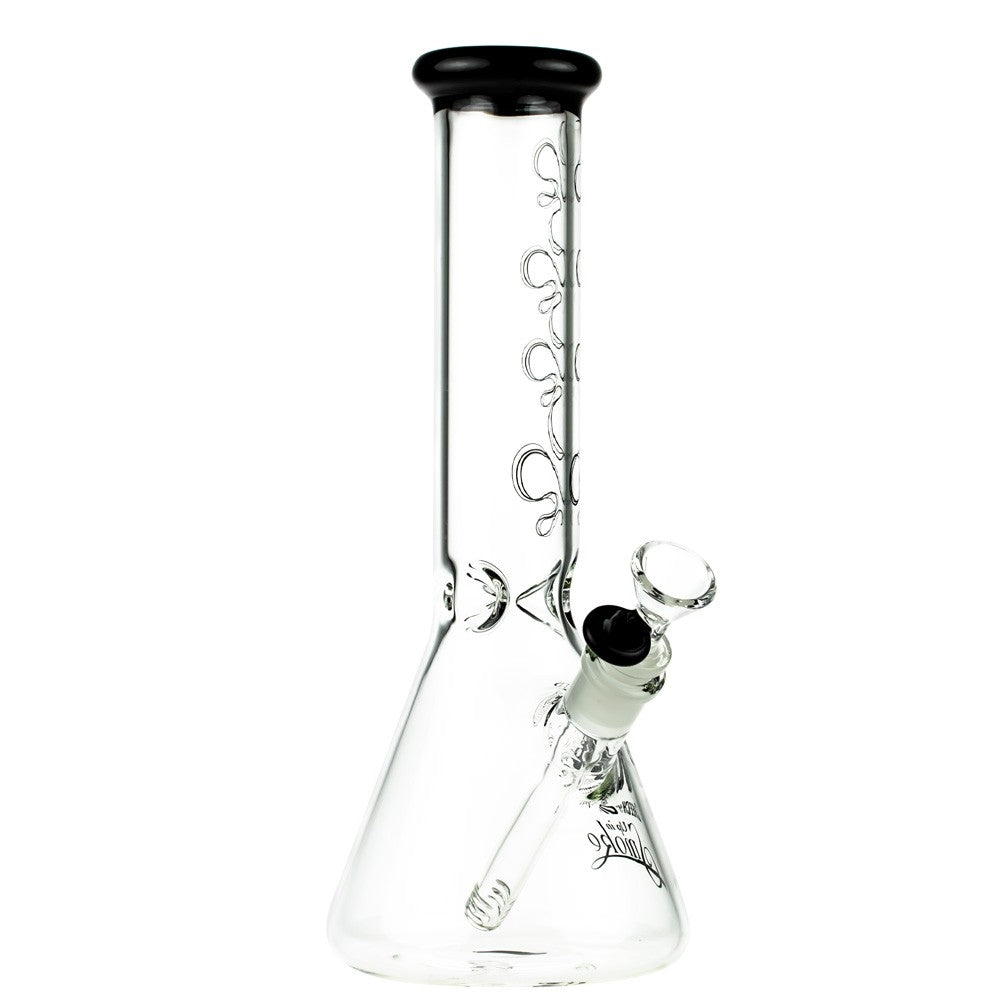 Cheech & Chong’s Up in Smoke Beaker Ice Bong | 12 inch - Side View 3