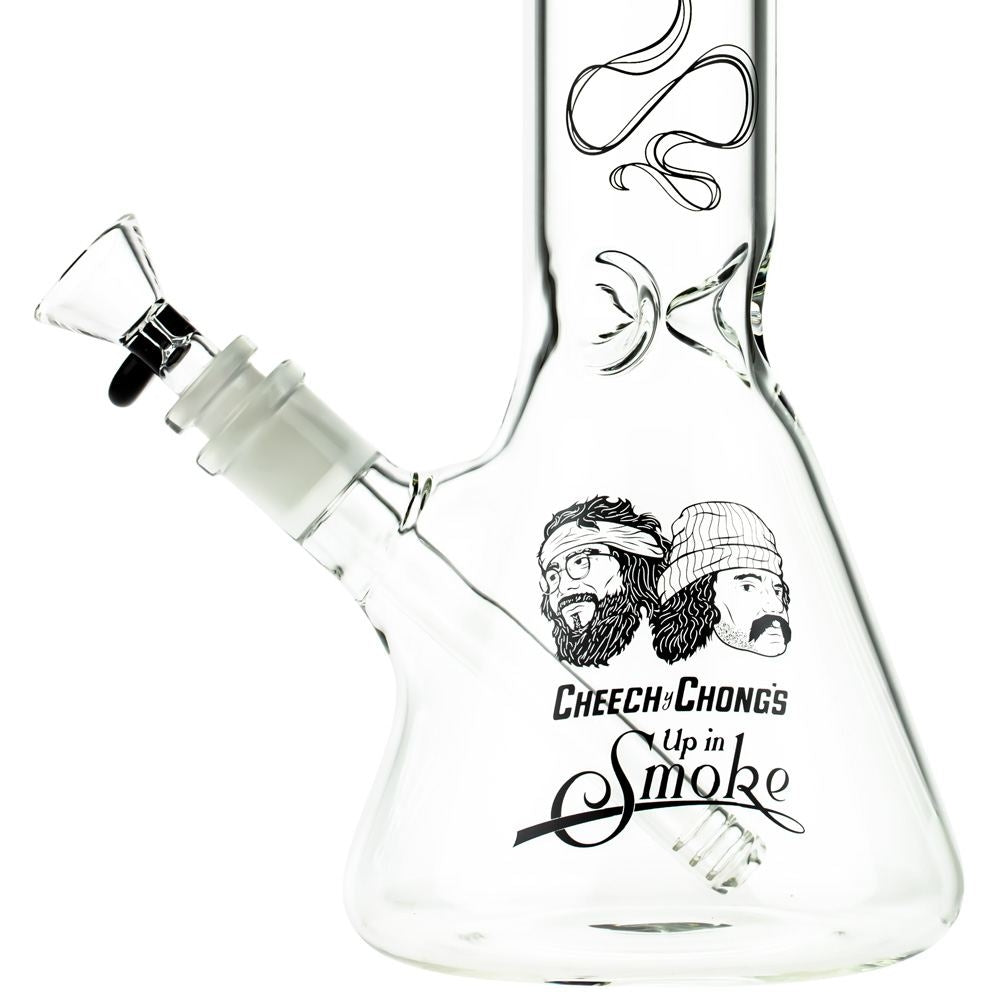 Cheech & Chong’s Up in Smoke Beaker Ice Bong | 12 inch - Close Up