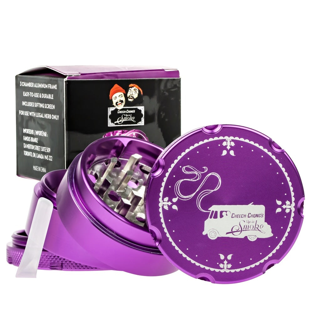 Cheech & Chong 4-Part Metal Up In Smoke Herb Grinder – Grasscity USA