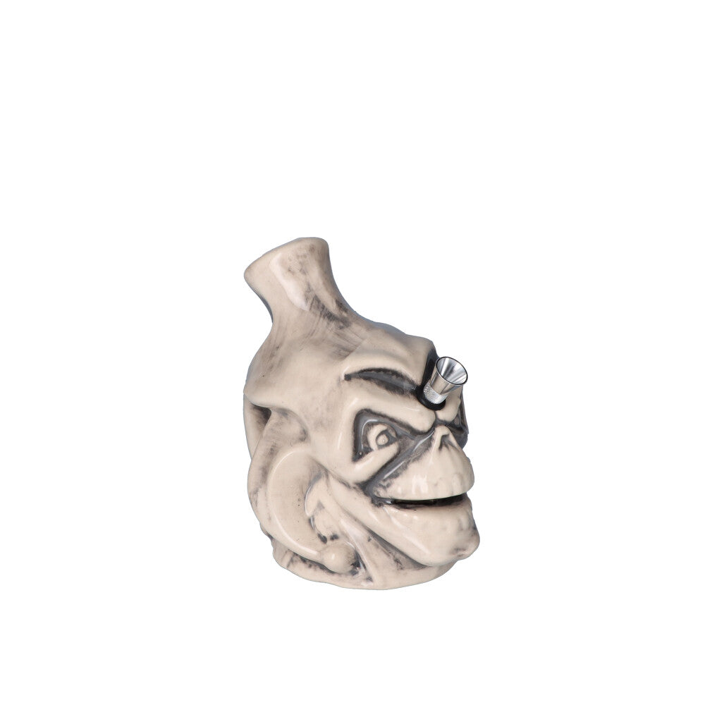 Smiling Skull Ceramic Pipe