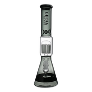 Croia Glass 15" Beaker Bong with Tree Perc and Ice Catcher | Croia Glass