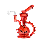 Croia Glass 10" Dragon Spine Recycler Dab Rig | Croia Glass