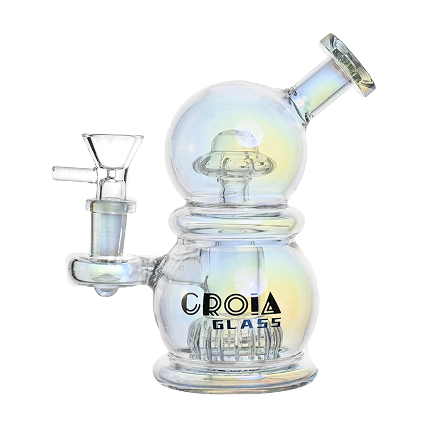 Croia Glass 6" Mini Egg Dab Rig with Crown Perc | Croia Glass